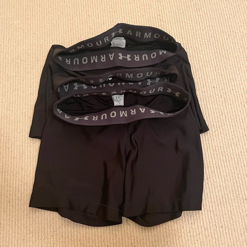 Under Armour Compression Shorts / Spandex Bundle (Women’s Medium)